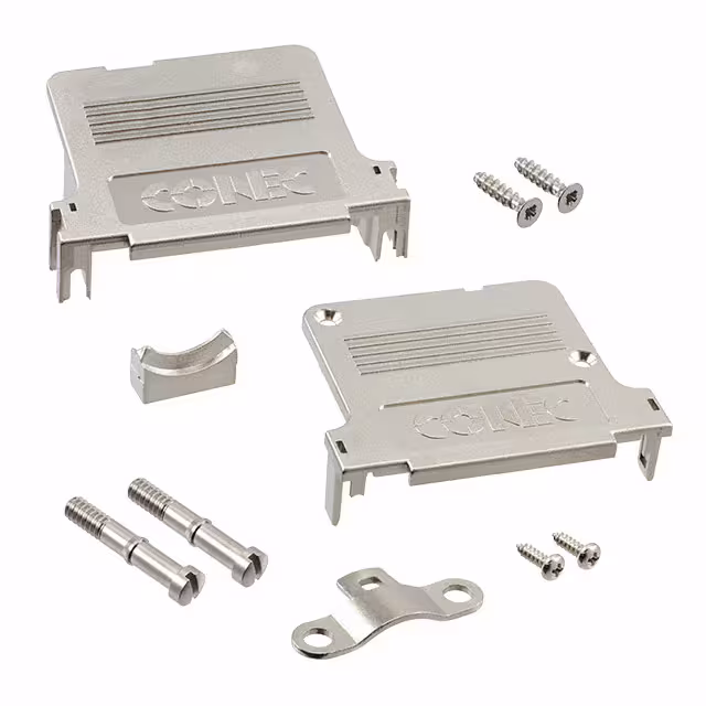 165X13549X Conec  Gusci posteriori per connettori D-Sub a forma di D